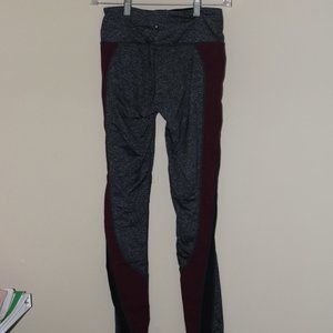Aluminum Black-Red Stripe Gap Fit Leggings